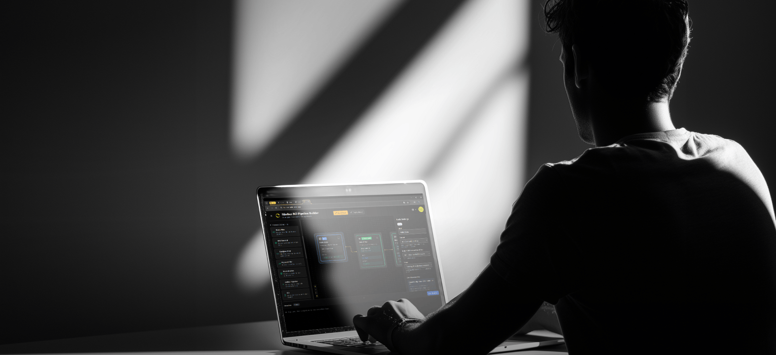 Researcher using Nimbus Studio